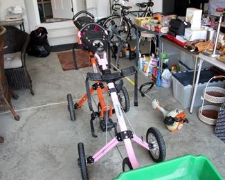 2 Linksman Golf Carts