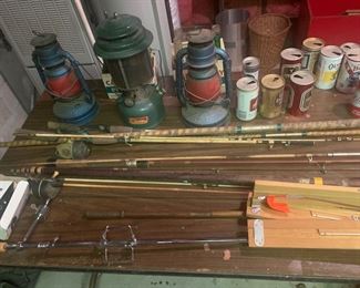 Fishing Poles and Lanterns 
