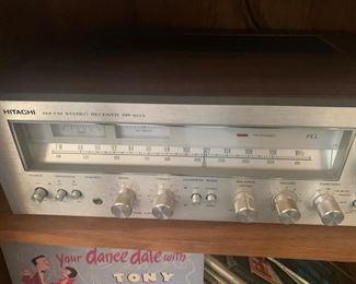 Closeup of Hitchai 60 watt amp (working)