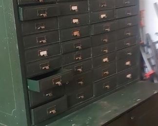 Antique cabinet 2 pieces heavy ,ask to see it in back area 