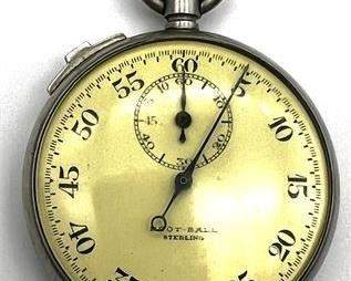 Lot 005   0 Bid(s)
Vintage Foot-Ball Sterling Pocket Watch