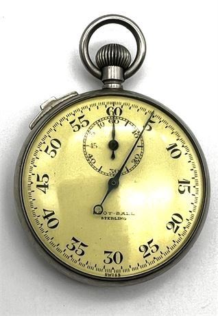 Lot 005   0 Bid(s)
Vintage Foot-Ball Sterling Pocket Watch