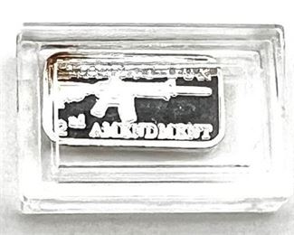 Lot 031   0 Bid(s)
Protect Our 2nd Amendment 1 Gram .999 Fine Silver