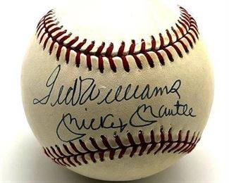 Lot 153   0 Bid(s)
Ted Williams & Mickey Mantle Signed National League Baseball