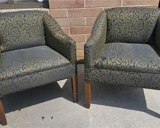 Lot 030   0 Bid(s)
Pair Accent Chairs