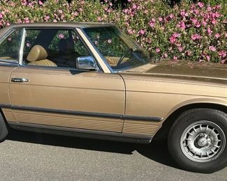 1985 380 SL Mercedes-Benz                                           
 approx 140k Miles