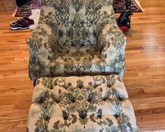 Chair w/Ottoman