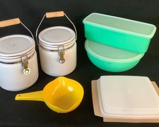 ANSMA700 Tupperware Large Porcelain Jar Containers