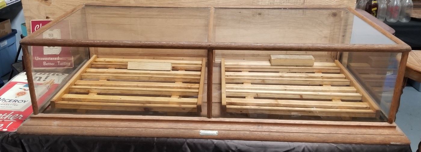 Antique Drug Store Display  Case