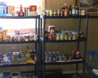 Nice stock of pantry foods!