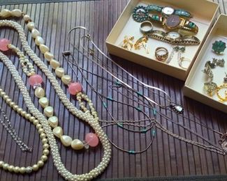 Jewelry including some sterling, turquoise