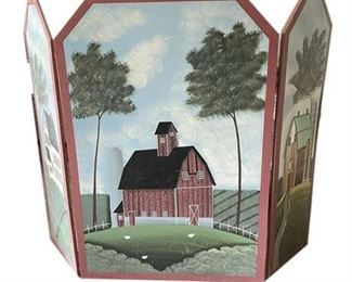 Lot 011   1 Bid(s)
Warren Kimble Art Panel Fireplace Screen