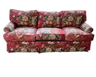 Lot 014   0 Bid(s)
Floral Upholstered Three Cushion Seat Sofa