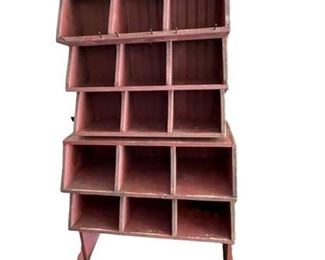 Lot 049   1 Bid(s)
Vintage Pigeon Hole Cabinet