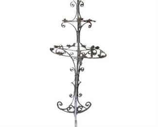 Lot 050   0 Bid(s)
Wrought Iron Pillar Candle Holder 6'