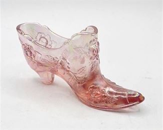 Lot 117   0 Bid(s)
Fenton Pink Iridescent Boot