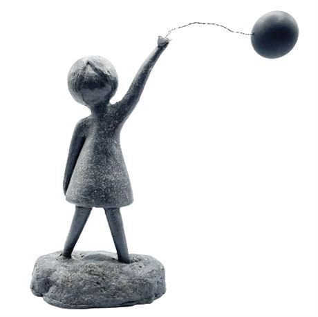 Lot 008   0 Bid(s)
William Lattimer 1960s Sculpture Girl with Balloon