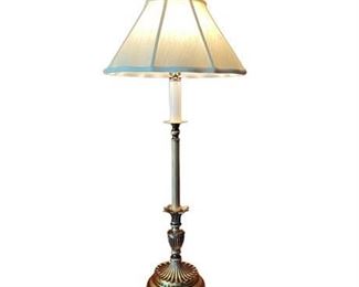Lot 011   0 Bid(s)
Brass Buffet Style Occasional Table Lamp