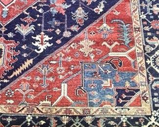 Lot 015   0 Bid(s)
Rubia Turkish Heriz Wool Room Sized Rug with Appraisal