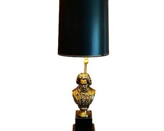 Lot 025   0 Bid(s)
Vintage Brass Beethoven Brass Occasional Table Lamp