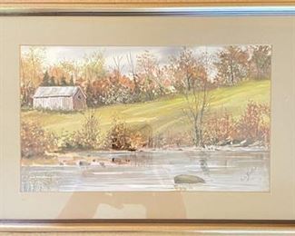 Lot 046   0 Bid(s)
Eric Brater Signed Watercolor
