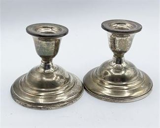 Lot 144   0 Bid(s)
Vintage Fisher Sterling 829 Weighted Candlesticks