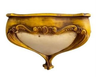 Lot 173   0 Bid(s)
Vintage Plaster Wall Planter