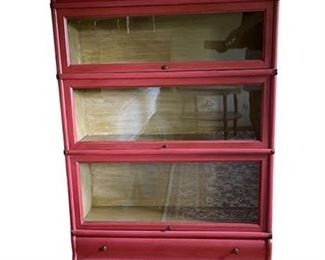 Lot 218   0 Bid(s)
Vintage Barrister Stacked Bookcase, Red Lacquered