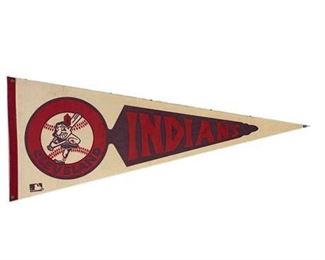 Lot 254   0 Bid(s)
Vintage Cleveland Indians Pennant