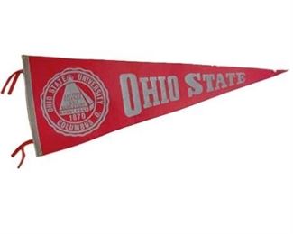 Lot 262   0 Bid(s)
Vintage Ohio State University Felt Pennant