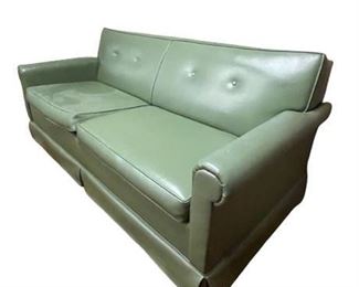 Lot 264   0 Bid(s)
Vintage Green Leather Sleeper Sofa