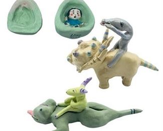 Lot 2101   0 Bid(s)
R. Tien Ceramic Creatures, Group of Three