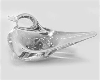 Lot 295   0 Bid(s)
Vintage Pilgrim Hand Blown Glass Bird