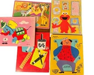 Lot 343   0 Bid(s)
Vintage Playskol,sesame Street and Sifo Wood Puzzles