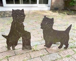 Lot 356   0 Bid(s)
Dog Yard Sculptures, Pierced Metal