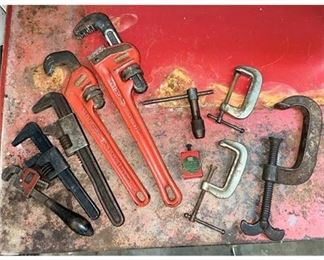 Lot 399   0 Bid(s)
Rigid Heavy Duty Wrench, Hex Wrench and Vises