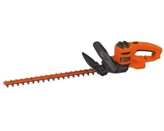 Lot 412   0 Bid(s)
Black & Decker Electric Shrub & Hedge Trimmer 18"