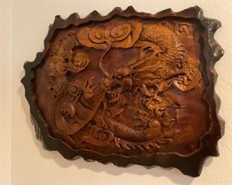 Carved wood dragon art NOW 20