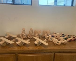 Handmade wood toys-by owner 