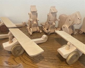 Handmade wood toys