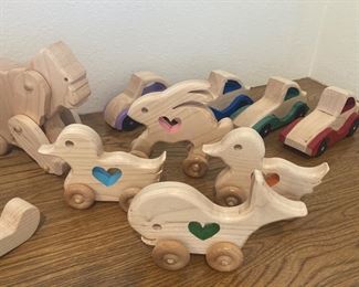 Handmade wood toys