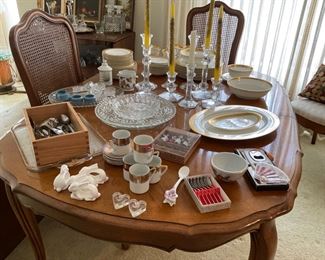 Dining table and things