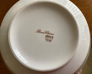 Gold rimmed China by Mikasa