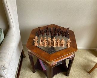 Handmade chess set