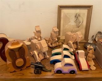 Handmade wood toys