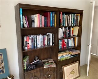 Books and bookshelves