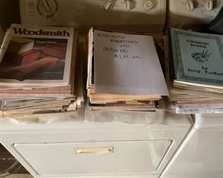 Woodworking magazines and patterns 