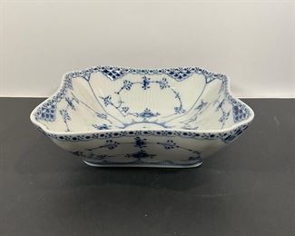 Royal Copenhagen Blue Fluted Lace Bowl