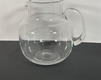 Marked Glass Pitcher