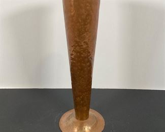 Vintage Charles Koivu Hammered Copper Vase